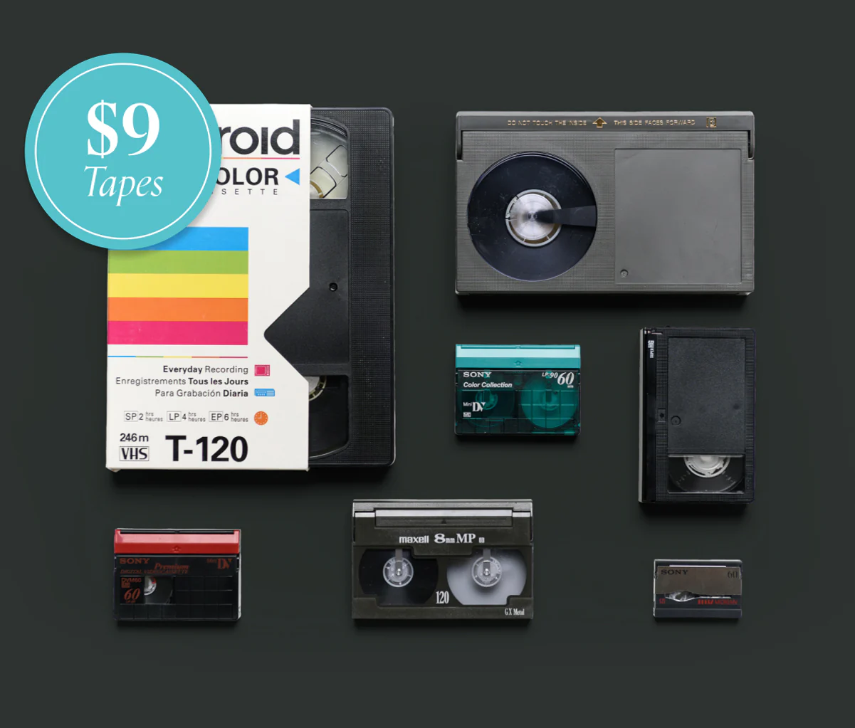 $9 Tape & Film Transfers - Image 5